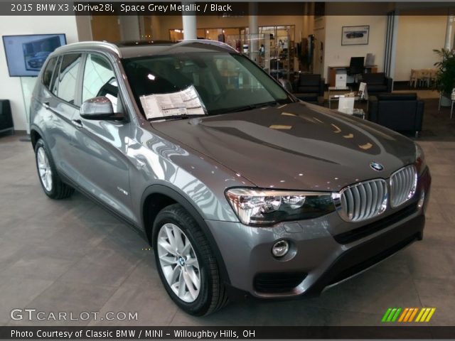 2015 BMW X3 xDrive28i in Space Grey Metallic