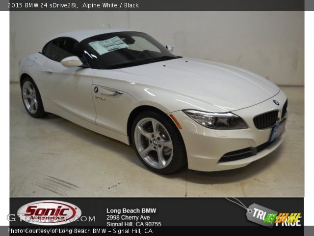 2015 BMW Z4 sDrive28i in Alpine White