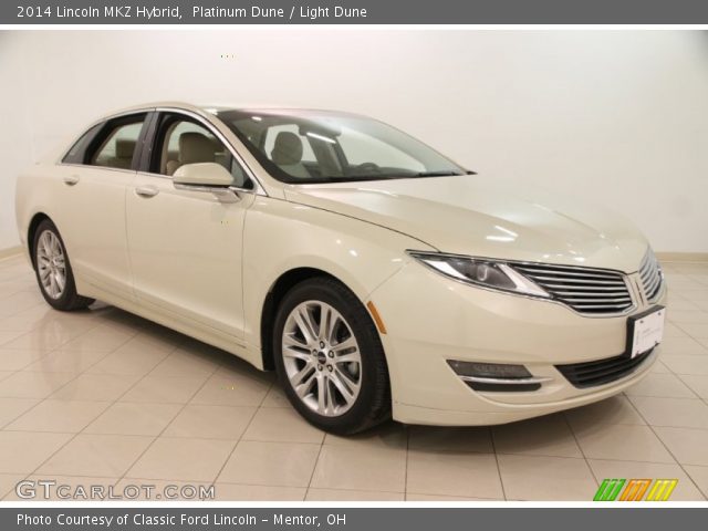 2014 Lincoln MKZ Hybrid in Platinum Dune