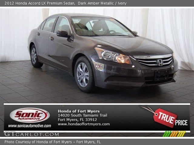 2012 Honda Accord LX Premium Sedan in Dark Amber Metallic