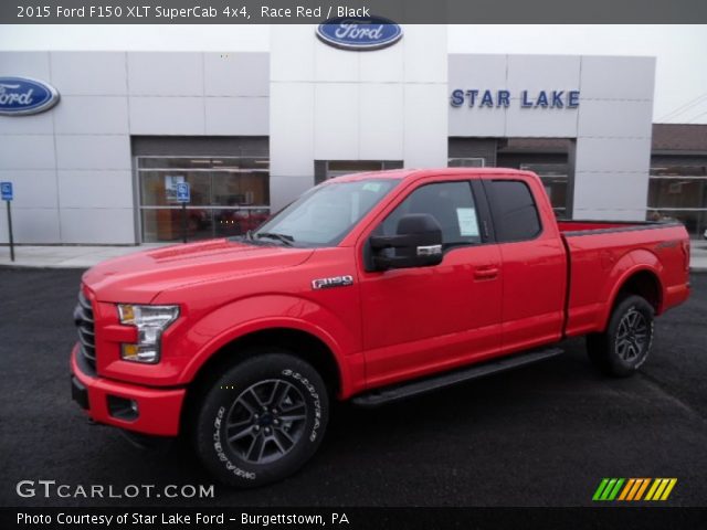 2015 Ford F150 XLT SuperCab 4x4 in Race Red