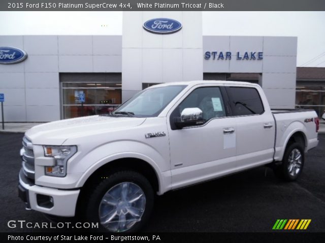 2015 Ford F150 Platinum SuperCrew 4x4 in White Platinum Tricoat