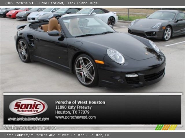 2009 Porsche 911 Turbo Cabriolet in Black