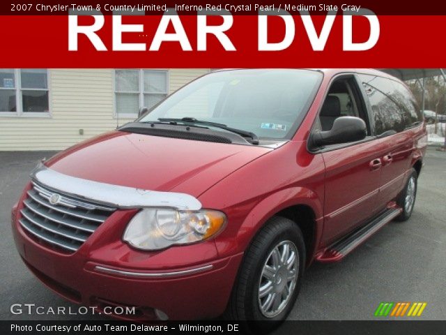 2007 Chrysler Town & Country Limited in Inferno Red Crystal Pearl