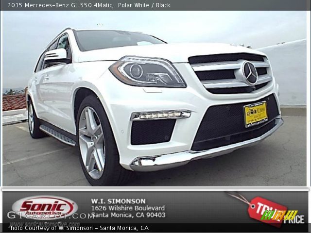 2015 Mercedes-Benz GL 550 4Matic in Polar White