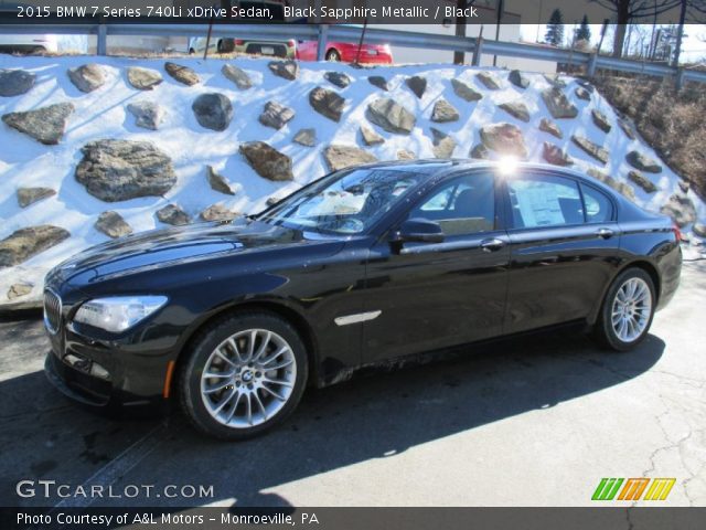 2015 BMW 7 Series 740Li xDrive Sedan in Black Sapphire Metallic