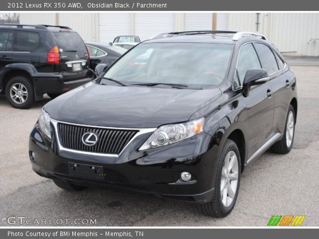 2012 Lexus RX 350 AWD in Obsidian Black