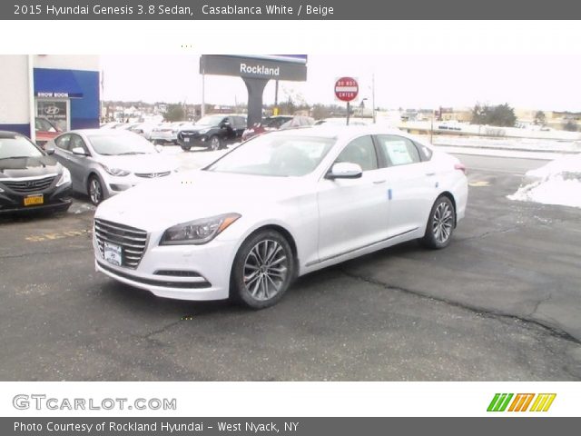 2015 Hyundai Genesis 3.8 Sedan in Casablanca White