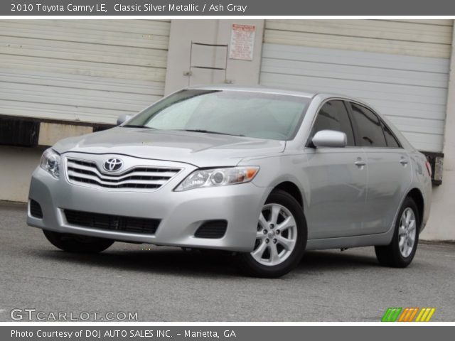 2010 Toyota Camry LE in Classic Silver Metallic