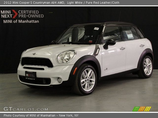 2012 Mini Cooper S Countryman All4 AWD in Light White