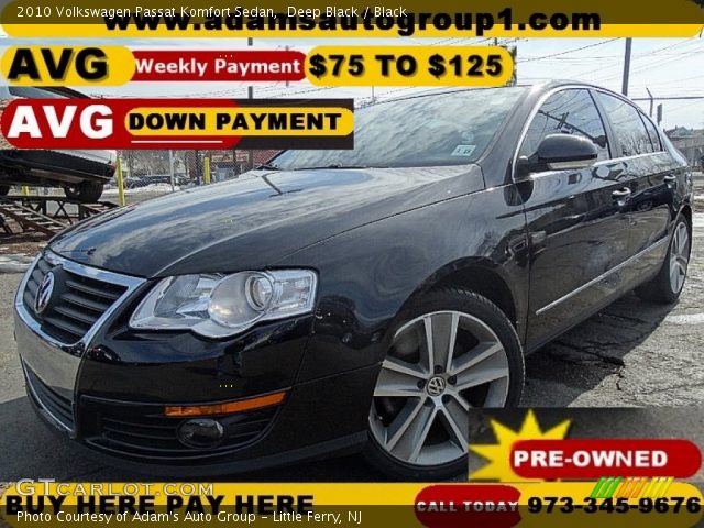 2010 Volkswagen Passat Komfort Sedan in Deep Black