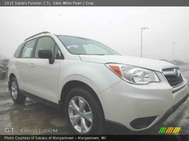 2015 Subaru Forester 2.5i in Satin White Pearl
