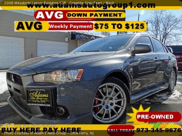2008 Mitsubishi Lancer Evolution GSR in Graphite Gray Pearl