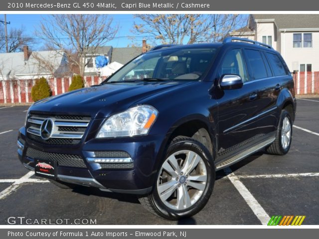 2010 Mercedes-Benz GL 450 4Matic in Capri Blue Metallic