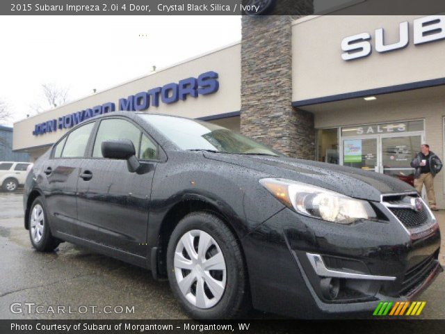 2015 Subaru Impreza 2.0i 4 Door in Crystal Black Silica