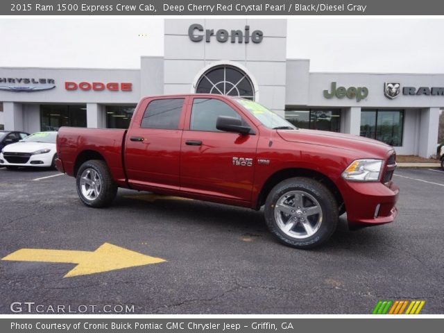 2015 Ram 1500 Express Crew Cab in Deep Cherry Red Crystal Pearl