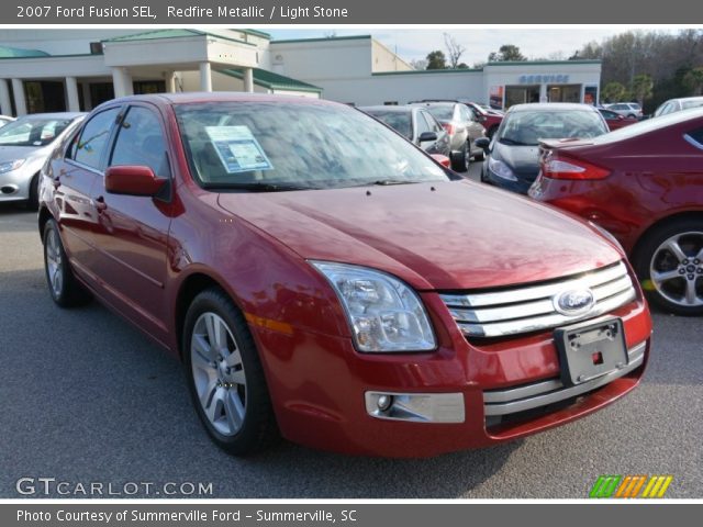 2007 Ford Fusion SEL in Redfire Metallic