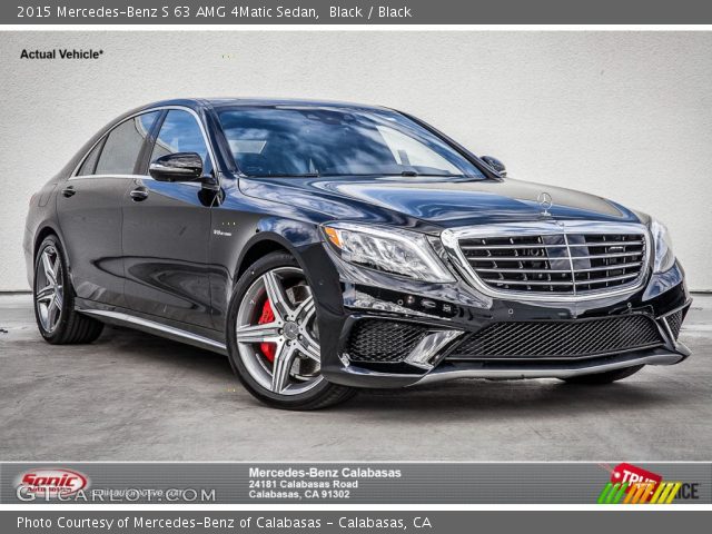 2015 Mercedes-Benz S 63 AMG 4Matic Sedan in Black