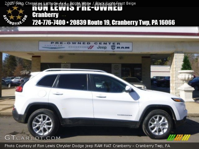 2015 Jeep Cherokee Latitude 4x4 in Bright White