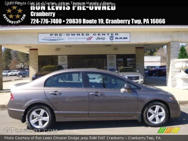 2010 Honda Civic LX-S Sedan in Urban Titanium Metallic