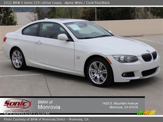 2012 BMW 3 Series 335i xDrive Coupe in Alpine White