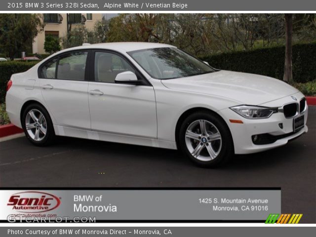 2015 BMW 3 Series 328i Sedan in Alpine White