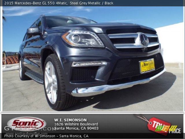 2015 Mercedes-Benz GL 550 4Matic in Steel Grey Metallic