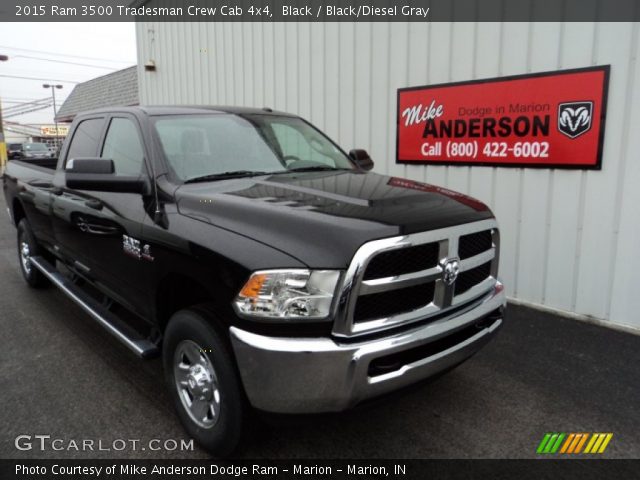 2015 Ram 3500 Tradesman Crew Cab 4x4 in Black