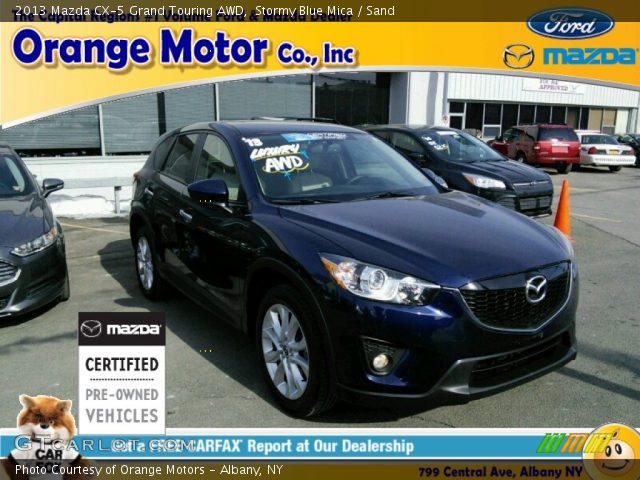 2013 Mazda CX-5 Grand Touring AWD in Stormy Blue Mica