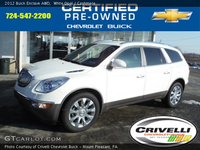 2012 Buick Enclave AWD in White Opal