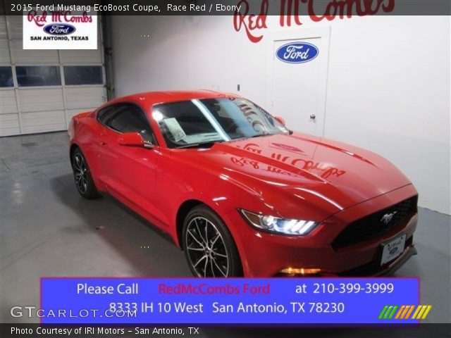 2015 Ford Mustang EcoBoost Coupe in Race Red