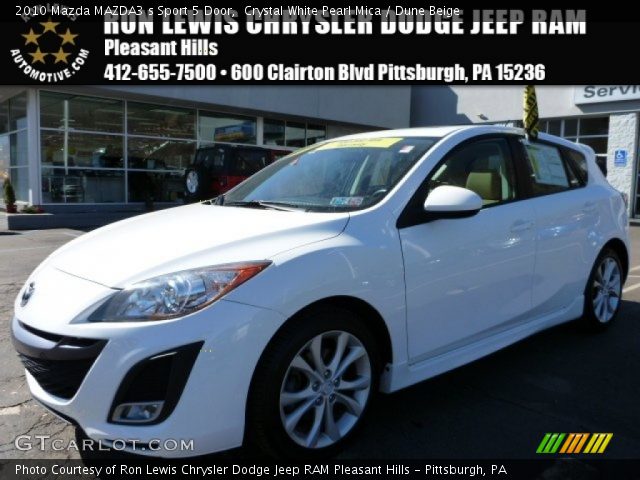 2010 Mazda MAZDA3 s Sport 5 Door in Crystal White Pearl Mica