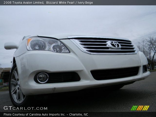 2008 Toyota Avalon Limited in Blizzard White Pearl