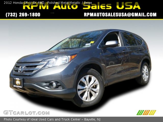2012 Honda CR-V EX 4WD in Polished Metal Metallic
