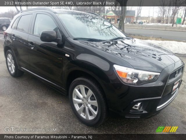 2012 Mitsubishi Outlander Sport SE 4WD in Labrador Black