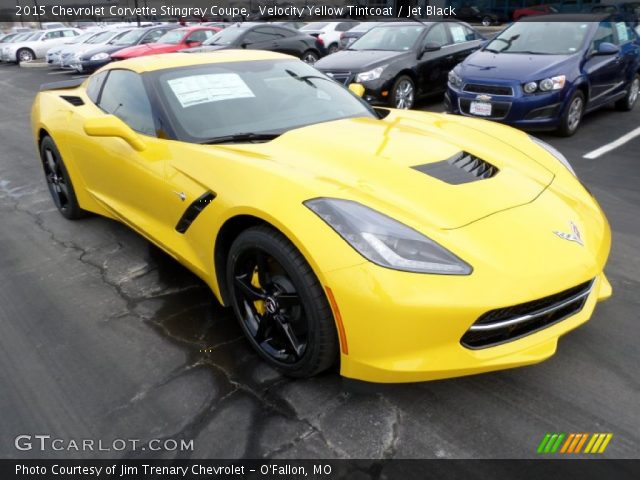 2015 Chevrolet Corvette Stingray Coupe in Velocity Yellow Tintcoat
