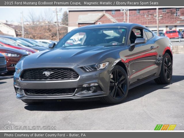 2015 Ford Mustang EcoBoost Premium Coupe in Magnetic Metallic