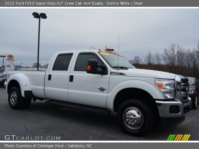 2013 Ford F350 Super Duty XLT Crew Cab 4x4 Dually in Oxford White