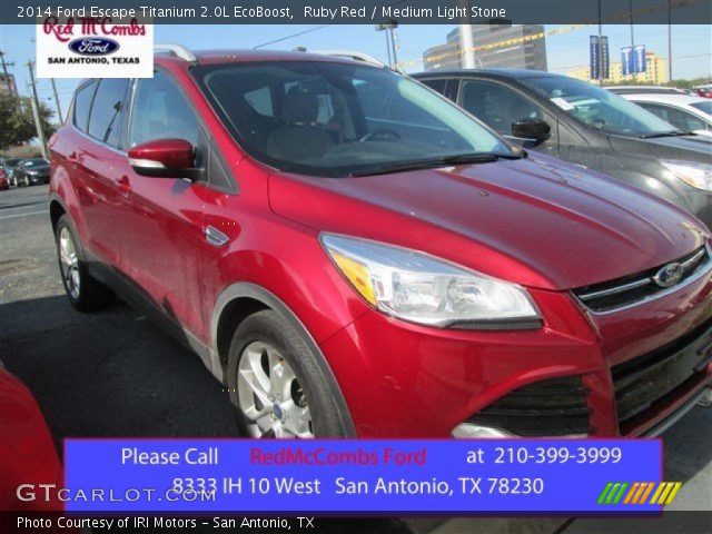 2014 Ford Escape Titanium 2.0L EcoBoost in Ruby Red