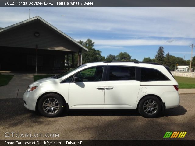 2012 Honda Odyssey EX-L in Taffeta White
