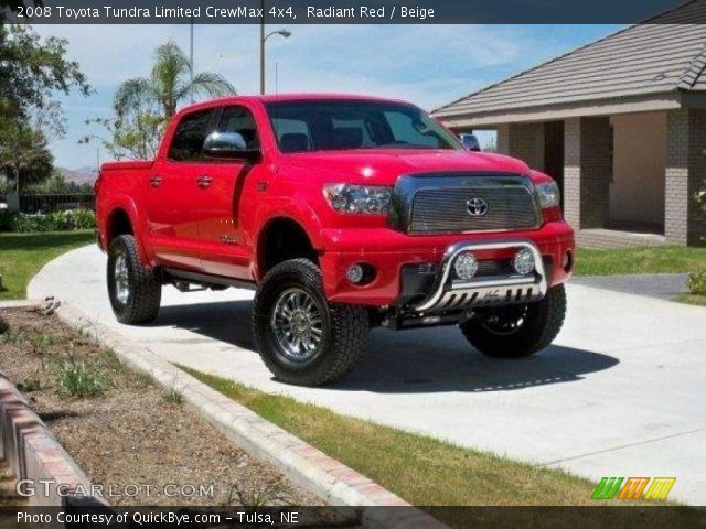 2008 Toyota Tundra Limited CrewMax 4x4 in Radiant Red