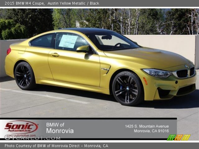2015 BMW M4 Coupe in Austin Yellow Metallic