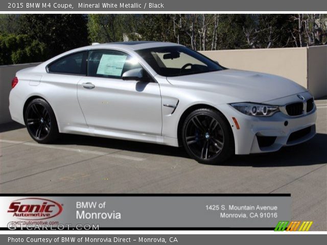 2015 BMW M4 Coupe in Mineral White Metallic