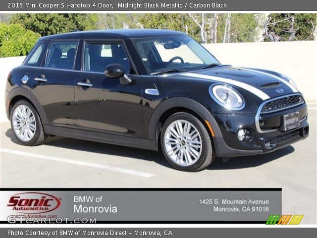 2015 Mini Cooper S Hardtop 4 Door in Midnight Black Metallic