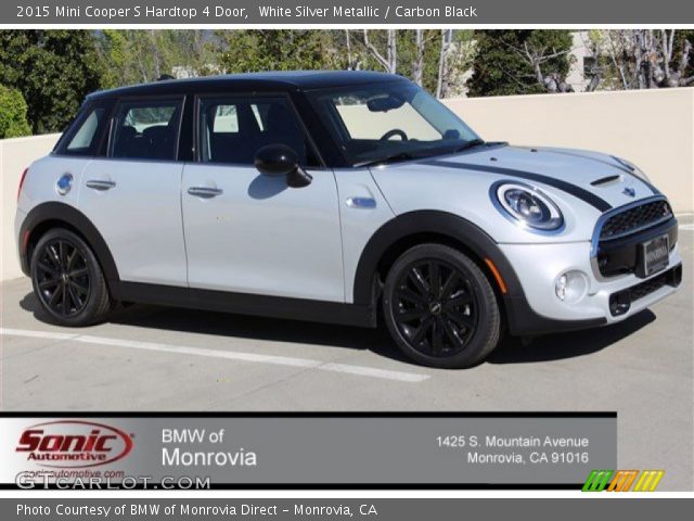 2015 Mini Cooper S Hardtop 4 Door in White Silver Metallic