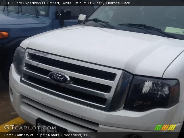 2012 Ford Expedition EL Limited in White Platinum Tri-Coat