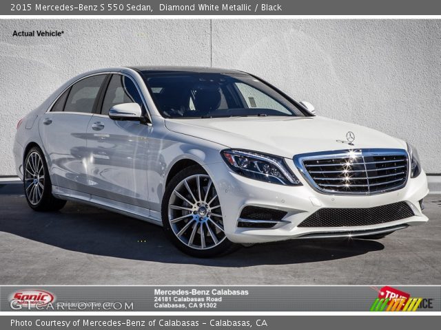 2015 Mercedes-Benz S 550 Sedan in Diamond White Metallic