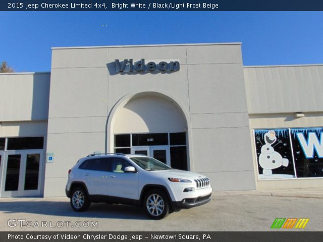2015 Jeep Cherokee Limited 4x4 in Bright White