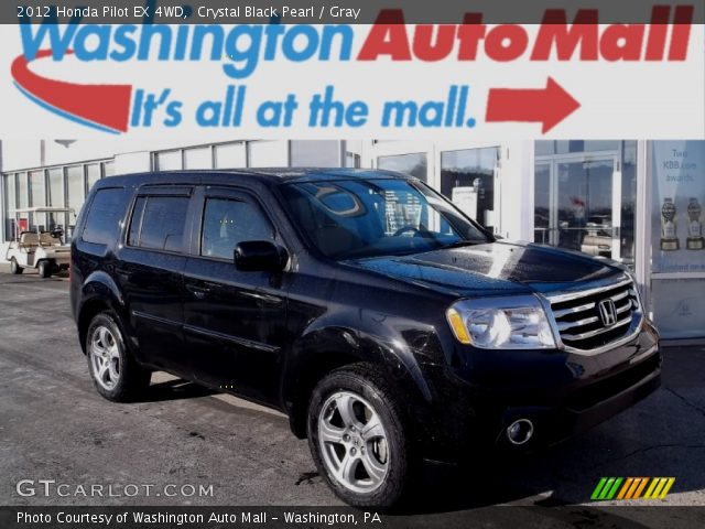 2012 Honda Pilot EX 4WD in Crystal Black Pearl