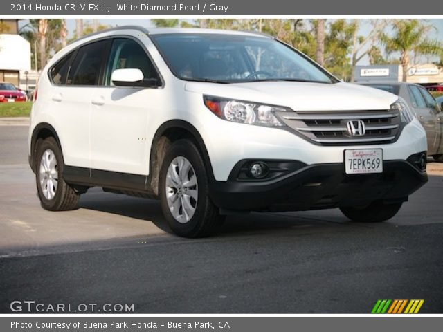 2014 Honda CR-V EX-L in White Diamond Pearl